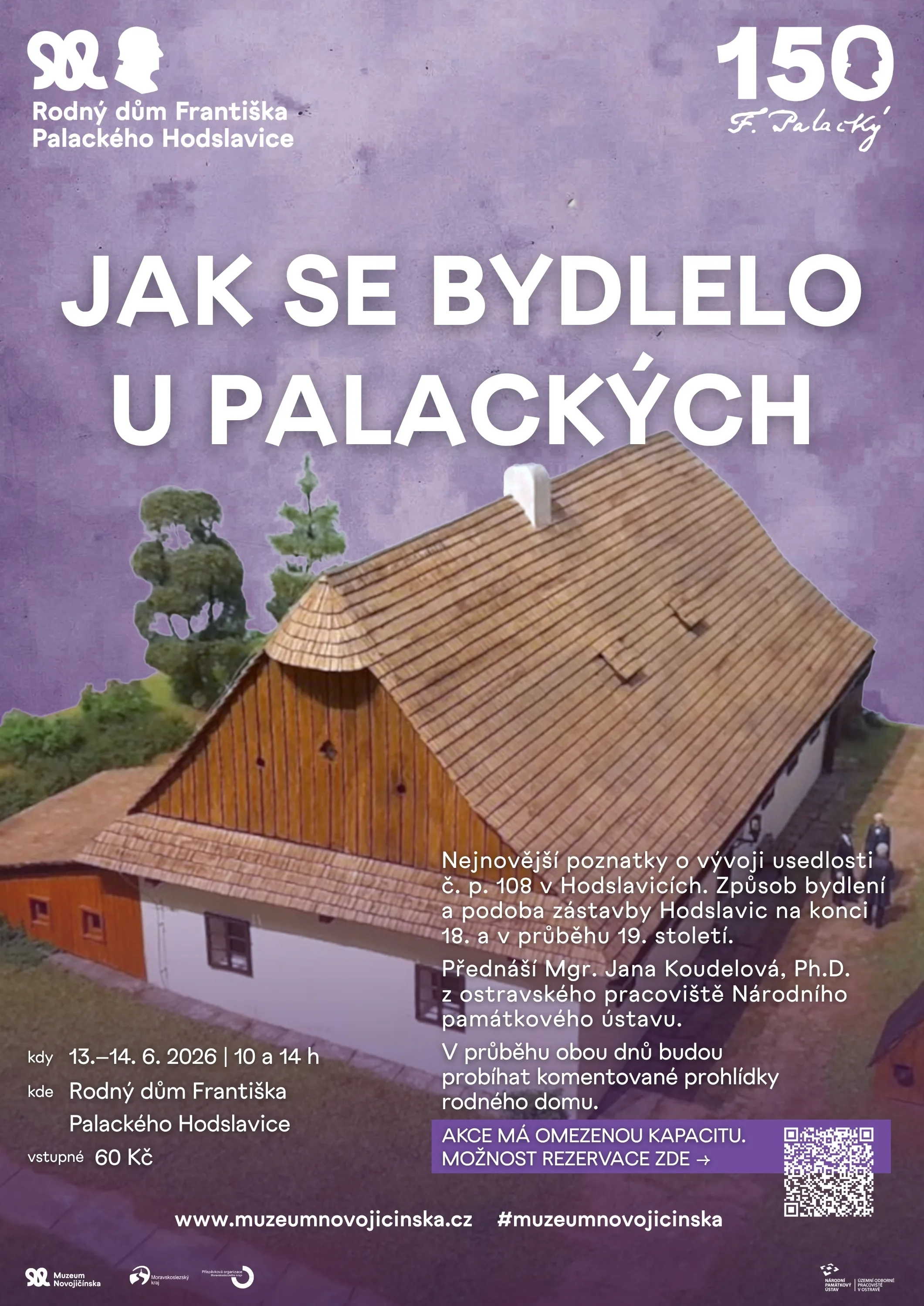 TISK plakát Bydlení u Palackých QR
