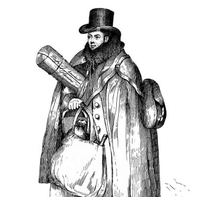 8. Vyobrazen&iacute; Thomase Sopwitha představuje Bucklanda s jeho proslulou modrou ta&scaron;kou na vzorky. Byla to původně advok&aacute;tn&iacute; ta&scaron;ka (barrister's bag), kterou tehdej&scaron;&iacute; brit&scaron;t&iacute; pr&aacute;vn&iacute;ci použ&iacute;vali k přen&aacute;&scaron;en&iacute; soudn&iacute;ch spisů.